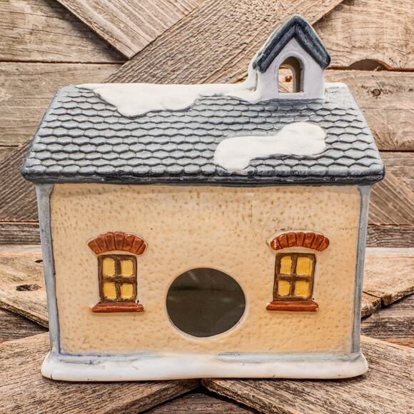 1991 Vintage Americana Porcelain Collectible Post Office Light Up Building-6"H - Picture 9 of 9